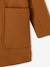 Duffle-coat à capuche fille drap de laine blush+camel+vert de gris - vertbaudet enfant 