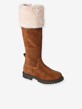 Riding Boots, Furry Lining & Zip, for Girls  - vertbaudet enfant