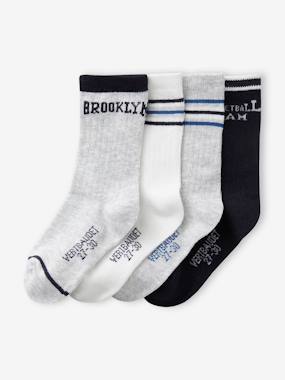 Boys-Pack of 5 Pairs of Sports Socks for Boys