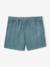 Jupe-short fille en velours effet portefeuille bleu canard+rouge+vert anglais+vieux rose - vertbaudet enfant 