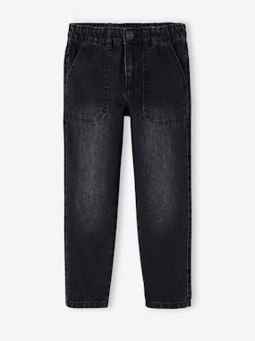 Wide-Leg Carpenter Jeans for Boys  - vertbaudet enfant