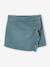 Jupe-short fille en velours effet portefeuille bleu canard+rouge+vert anglais+vieux rose - vertbaudet enfant 