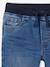 Indestructible relaxed straight jeans easy to pull on for boys denim grey+double stone+stone - vertbaudet enfant 