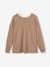 Reversible Top with Lace Trim, for Pregnancy taupe - vertbaudet enfant 
