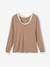 Reversible Top with Lace Trim, for Pregnancy taupe - vertbaudet enfant 
