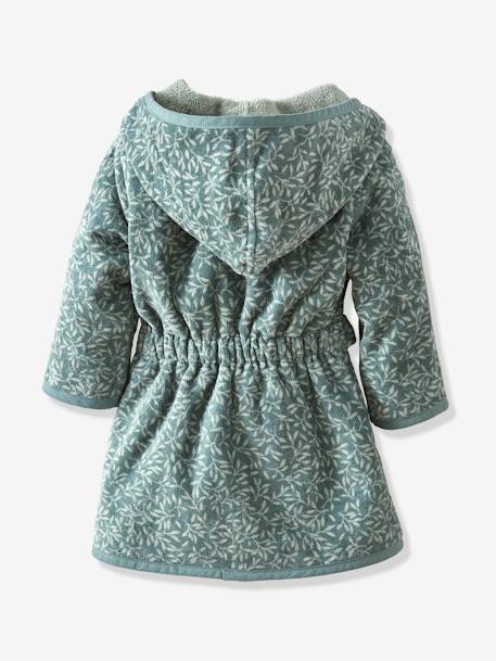 Bathrobe for Baby, Brocéliande printed green - vertbaudet enfant 