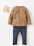 Jean bébé coupe droite denim bleached+denim brut - vertbaudet enfant 