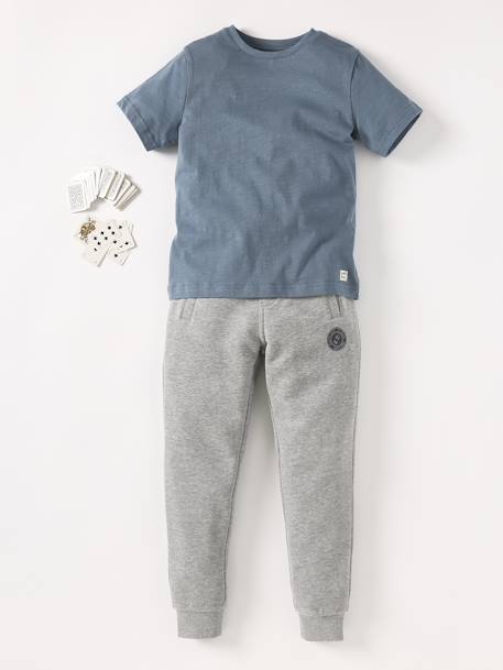 T-shirt garçon personnalisable manches courtes aubergine+blanc+BLEU+jaune pâle+mangue+sauge - vertbaudet enfant 