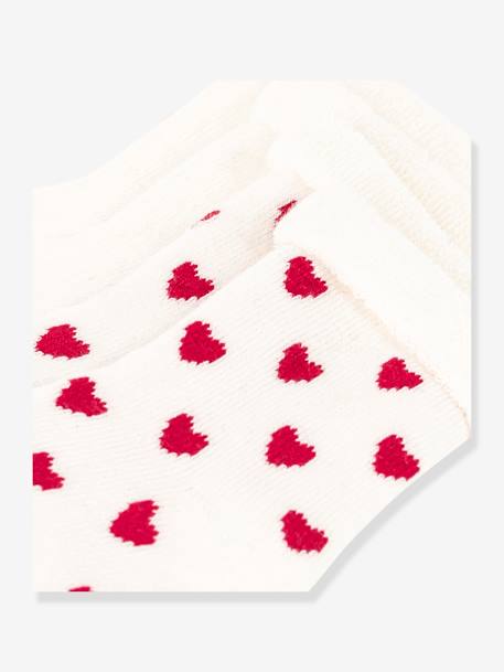 Pack of 2 Pairs of Knitted Socks for Babies, PETIT BATEAU printed white - vertbaudet enfant 