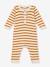 Combinaison rayée en tricot bébé beige - vertbaudet enfant 
