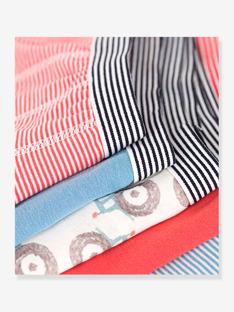 Pack of 5 Tractor Boxers in Cotton for Young Boys, PETIT BATEAU multicoloured - vertbaudet enfant 