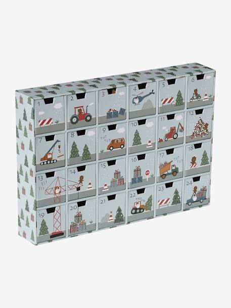 Advent Calendar with Toys in FSC® Wood grey+rose - vertbaudet enfant 