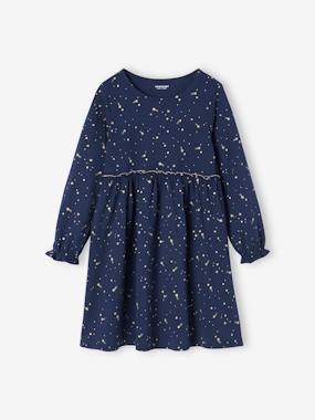 Occasion Wear Dress with Iridescent Stars Motifs for Girls  - vertbaudet enfant