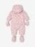 Pramsuit with Mittens & Booties for Babies, 2-in-1 mauve - vertbaudet enfant 