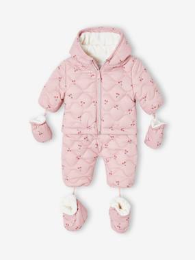 Pramsuit with Mittens & Booties for Babies, 2-in-1  - vertbaudet enfant