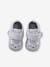 Lightweight Indoor Shoes with Hook-and-Loop Strap, for Babies marl grey - vertbaudet enfant 