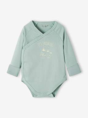 Lot de 5 bodies bébé évolutif ouverture naissance  - vertbaudet enfant