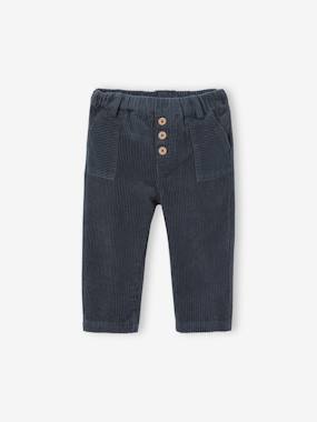 Corduroy Trousers for Babies  - vertbaudet enfant