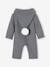 Combinaison doublé bébé naissance en tricot gris chiné - vertbaudet enfant 