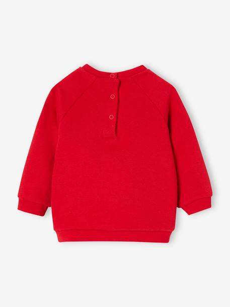 Fleece Sweatshirt for Babies red - vertbaudet enfant 