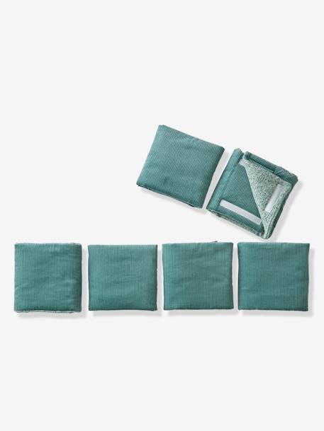 Cot/Playpen Bumper Brocéliande printed green - vertbaudet enfant 