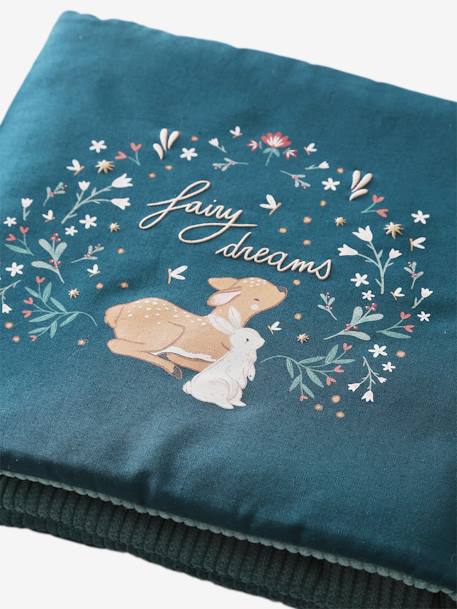 Cot/Playpen Bumper Brocéliande printed green - vertbaudet enfant 