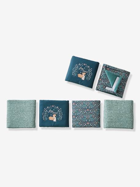 Cot/Playpen Bumper Brocéliande printed green - vertbaudet enfant 