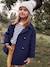 Manteau officier en drap de laine fille marine - vertbaudet enfant 