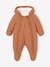 Bear Pramsuit with Full-Length Double Opening for Babies chocolate - vertbaudet enfant 