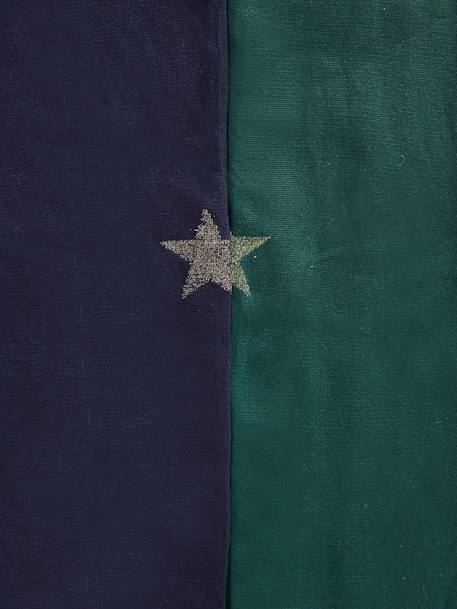Pack of 2 Pairs of Star Tights in Polyamide for Girls green - vertbaudet enfant 