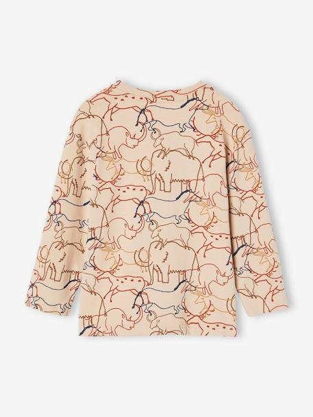 Prehistoric Graphic Top for Boys beige - vertbaudet enfant 