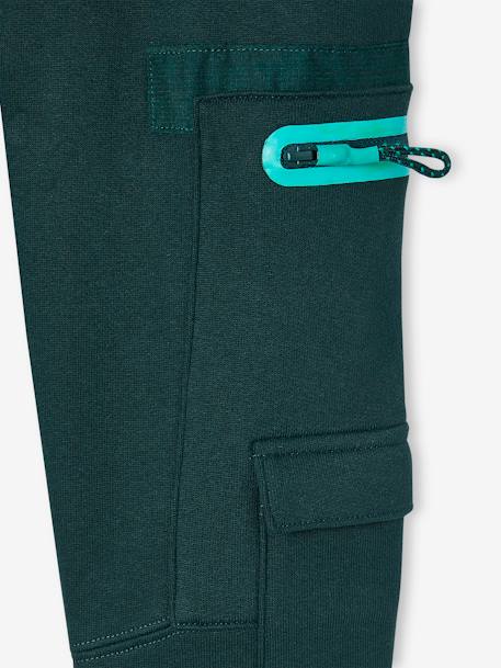 Joggers with Multiple Pockets for Boys fir green - vertbaudet enfant 