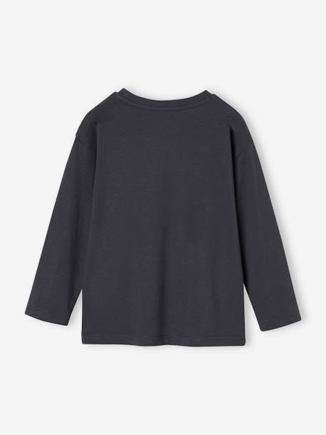 Prehistoric Artist Top with Embroidered Details for Boys anthracite - vertbaudet enfant 