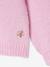 Soft Knit Cardigan with Gigot Sleeves for Girls lilac - vertbaudet enfant 