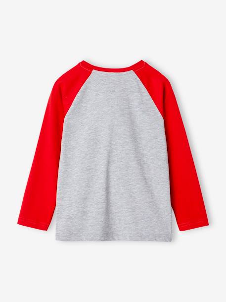 Tee-shirt 'Père Noël' garçon rouge - vertbaudet enfant 