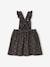 Dungaree Dress in Carded Cotton for Babies anthracite - vertbaudet enfant 