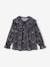 Ruffled Blouse with Enchanted Forest Motifs, for Girls printed green - vertbaudet enfant 