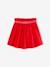 Christmas Special Skater Skirt in Glittery Corduroy for Girls red - vertbaudet enfant 
