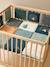 Cot/Playpen Bumper Brocéliande printed green - vertbaudet enfant 