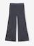 Wide Trousers in Very Soft Knit for Girls anthracite - vertbaudet enfant 