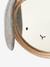 Rabbit Mirror in Fabric & Rattan marl grey - vertbaudet enfant 