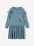 Robe de fête bi-matière fille étoiles en sequins fille bleu grisé+rose - vertbaudet enfant 