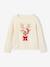 Coffret Noël fille pull jacquard et accessoire écru+rose pâle - vertbaudet enfant 