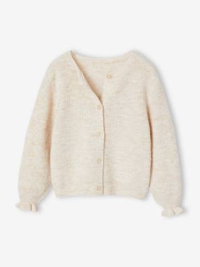 Fancy Soft Knit Cardigan for Girls  - vertbaudet enfant