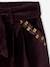 Short fantaisie en velours lisse fille aubergine - vertbaudet enfant 