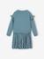 Dual Fabric Occasionwear Dress with Sequinned Stars, for Girls grey blue+Light Pink - vertbaudet enfant 