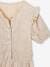 Occasion Wear Lamé Jumpsuit with Bubble Sleeves & Ruffles for Girls gold - vertbaudet enfant 