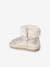 Water-Repellent Furry Boots with Zip for Babies golden beige - vertbaudet enfant 