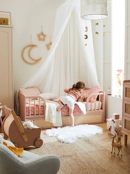 Wall Decorations, Woollen-Effect Moon & Stars beige - vertbaudet enfant 