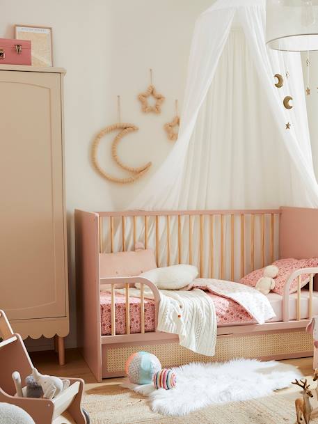 Wall Decorations, Woollen-Effect Moon & Stars beige - vertbaudet enfant 